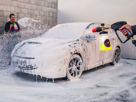 Car Washed with a Foam Cannon