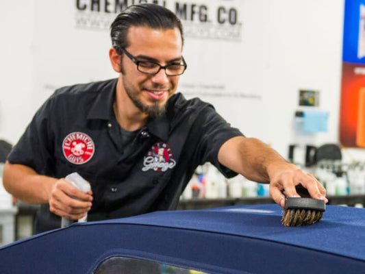 Cleaning a Convertible Top