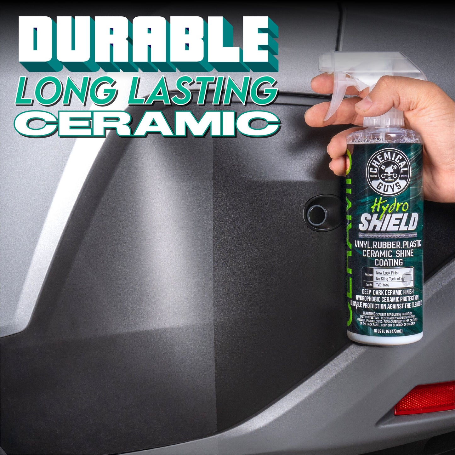 HydroShield Vinyl, Rubber, Plastic Ceramic Shine Coating