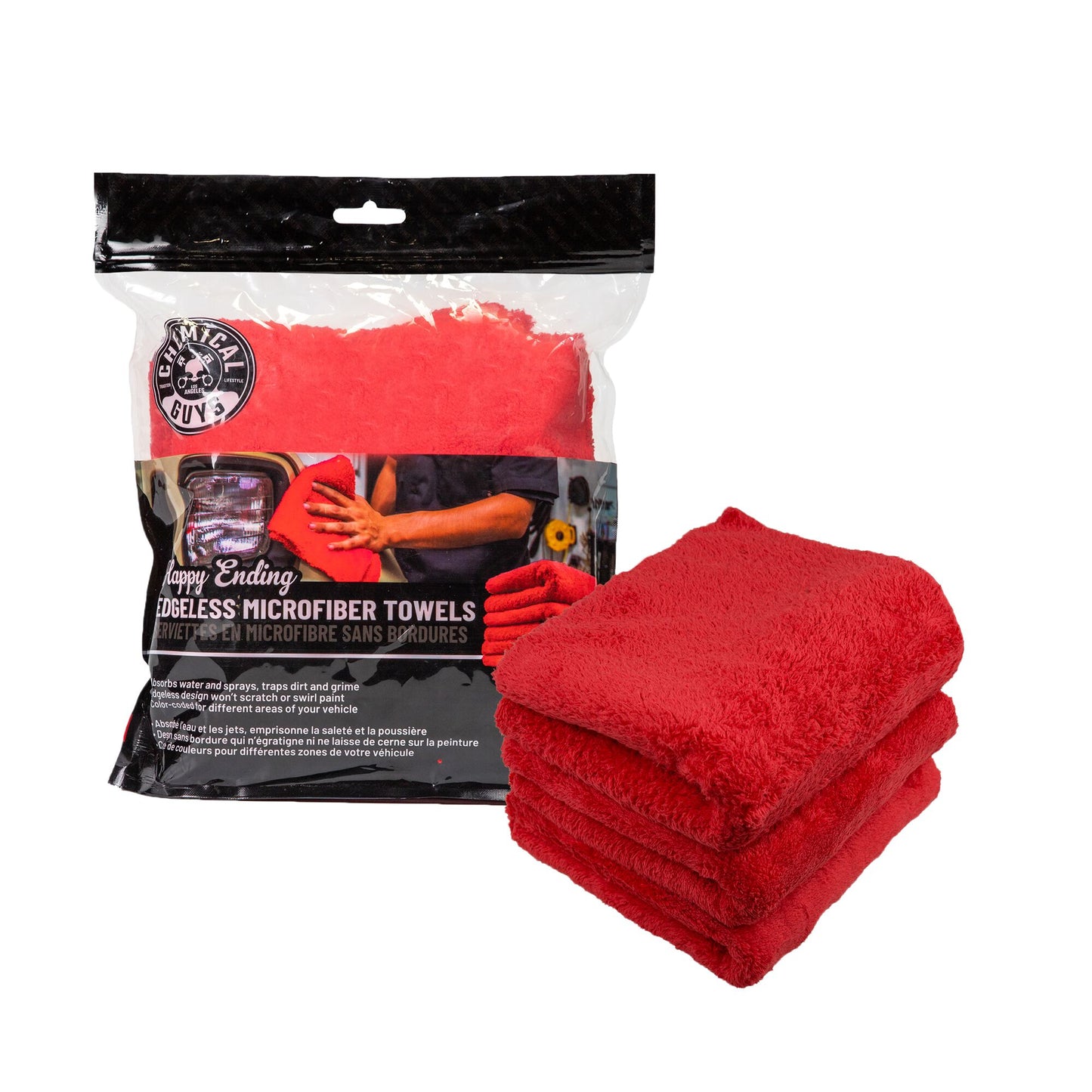 Happy Ending Edgeless Microfiber Towels