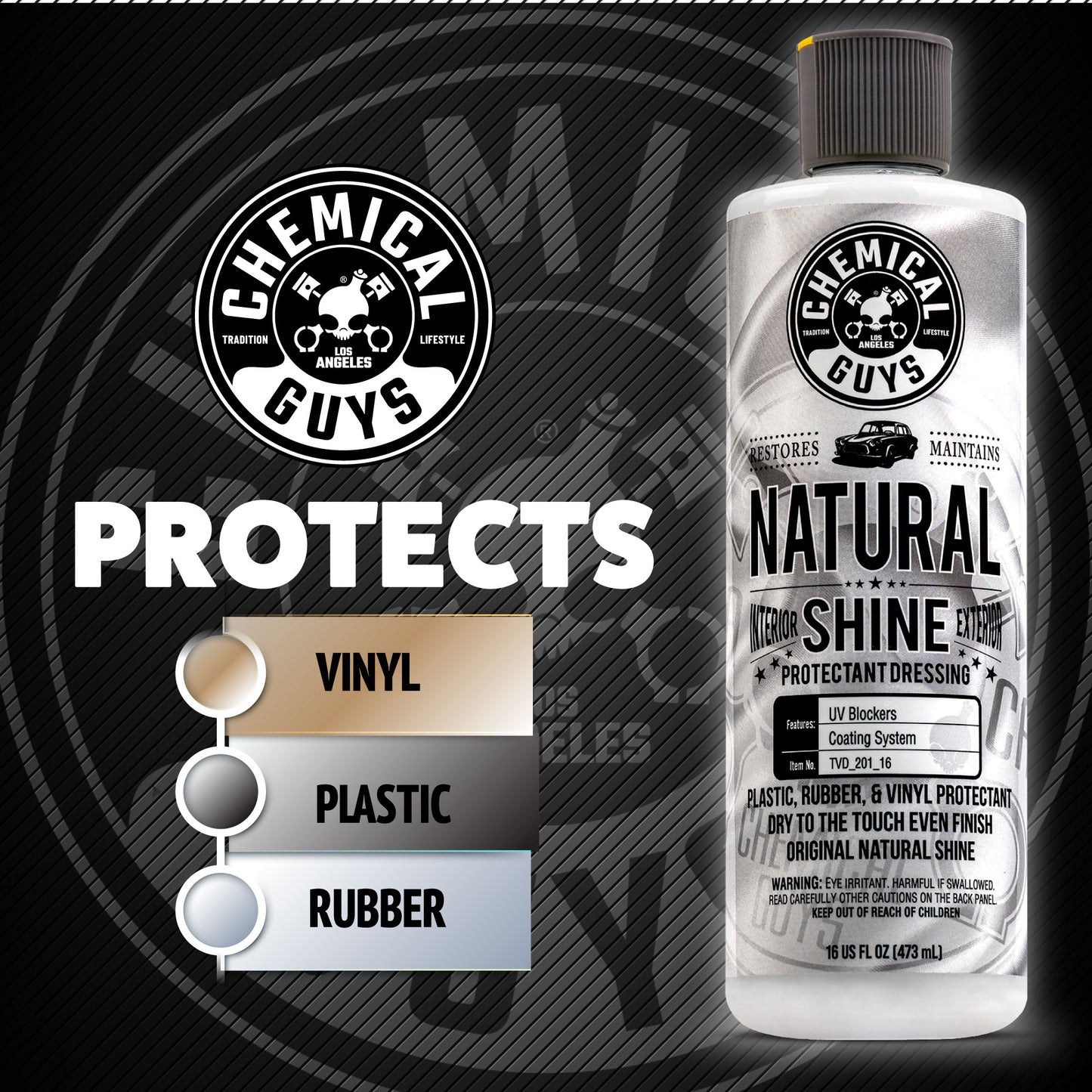 Natural Shine New Look Shine Plastic, Rubber, Vinyl Dressing