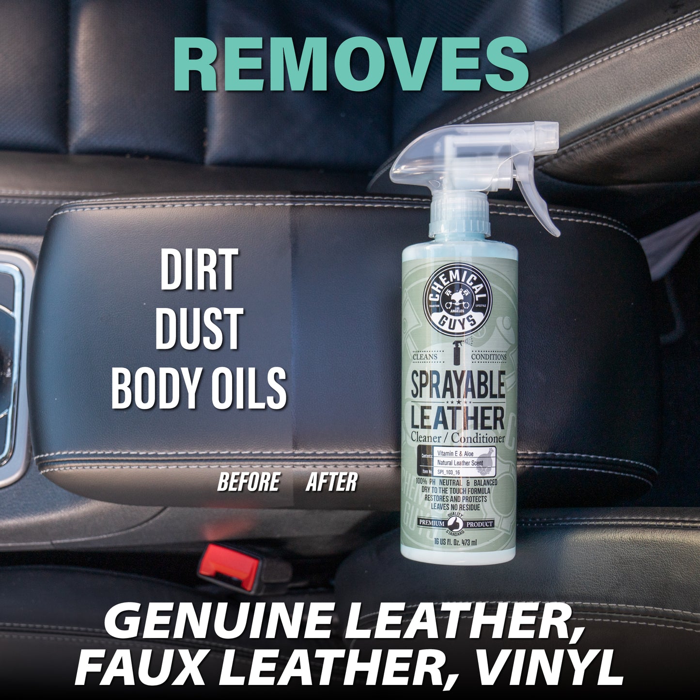 Sprayable Leather Cleaner & Conditioner In One