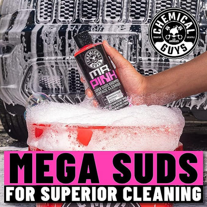 Mr. Pink Foam Party Car Wash Deluxe Kit with Foam Gun