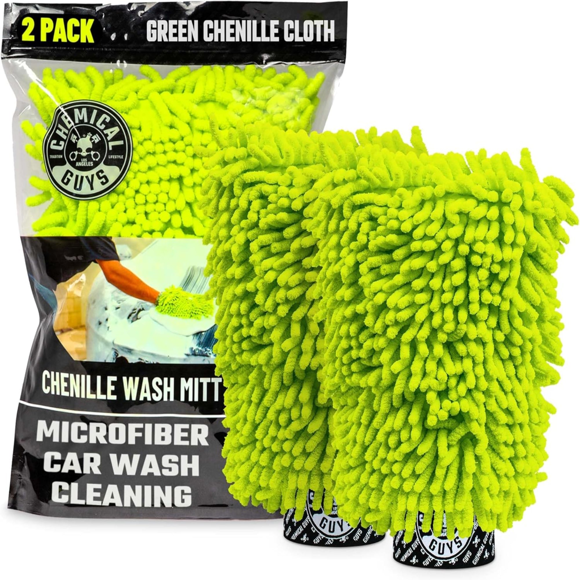 稀有 様LaViness Clay Starch Wash 130g16個 Chenille Wash Mitt (2-Pack) | Chemical Guys