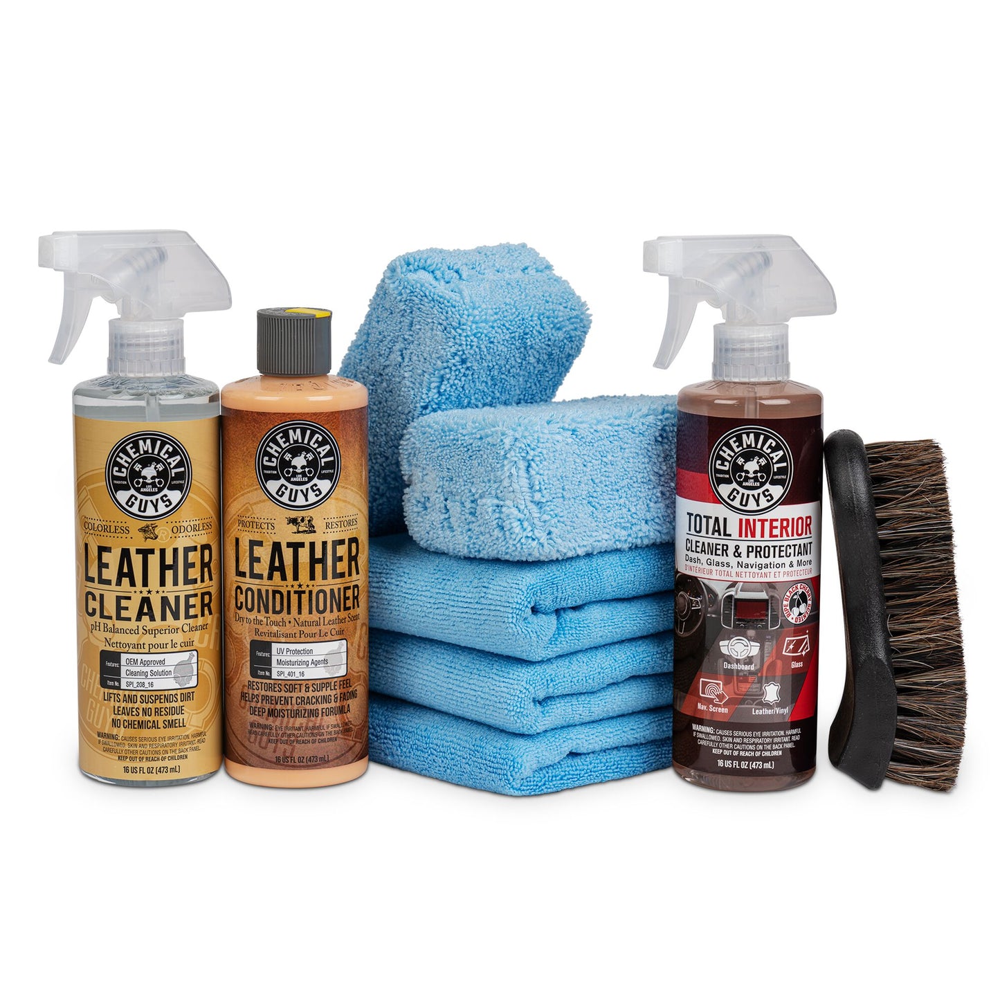 Leather & Fabric Interior Cleaner Deluxe Kit