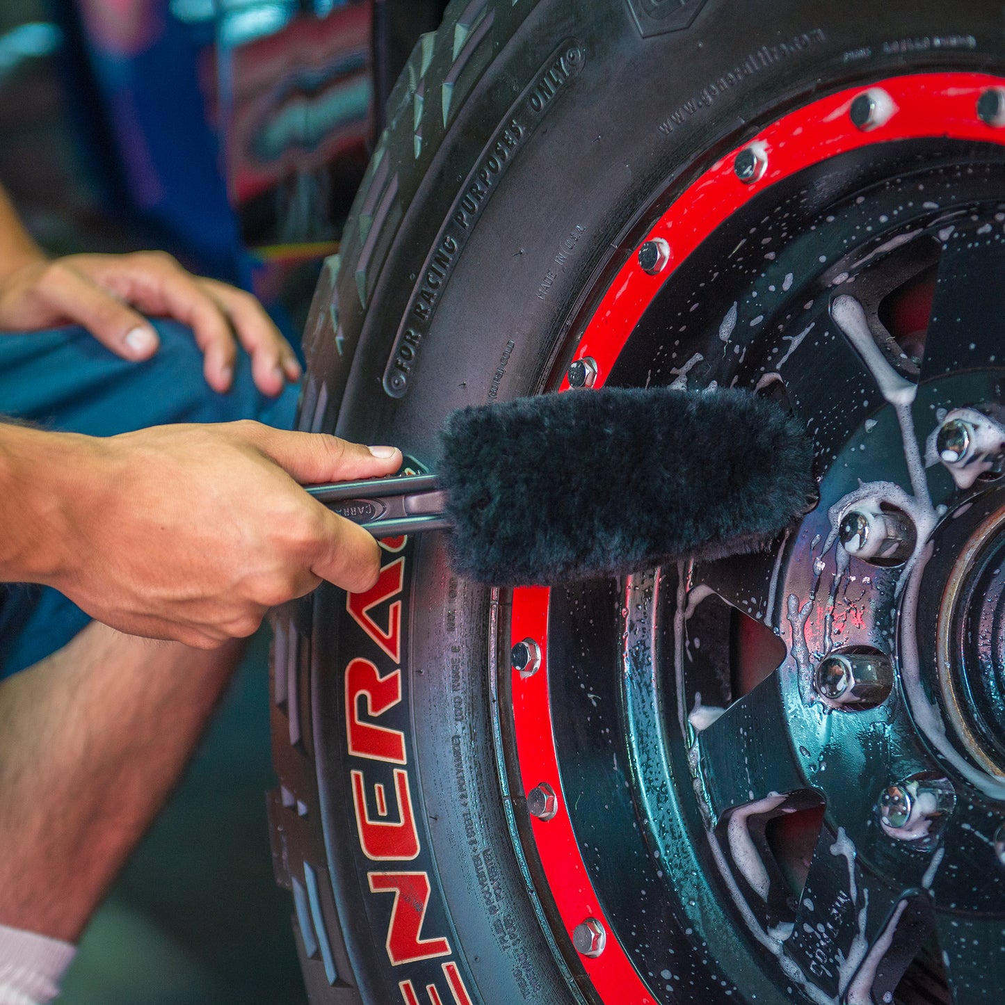 Gerbil Wheel and Rim Brush