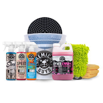 Mr. Pink Foam Party Car Wash Deluxe Kit