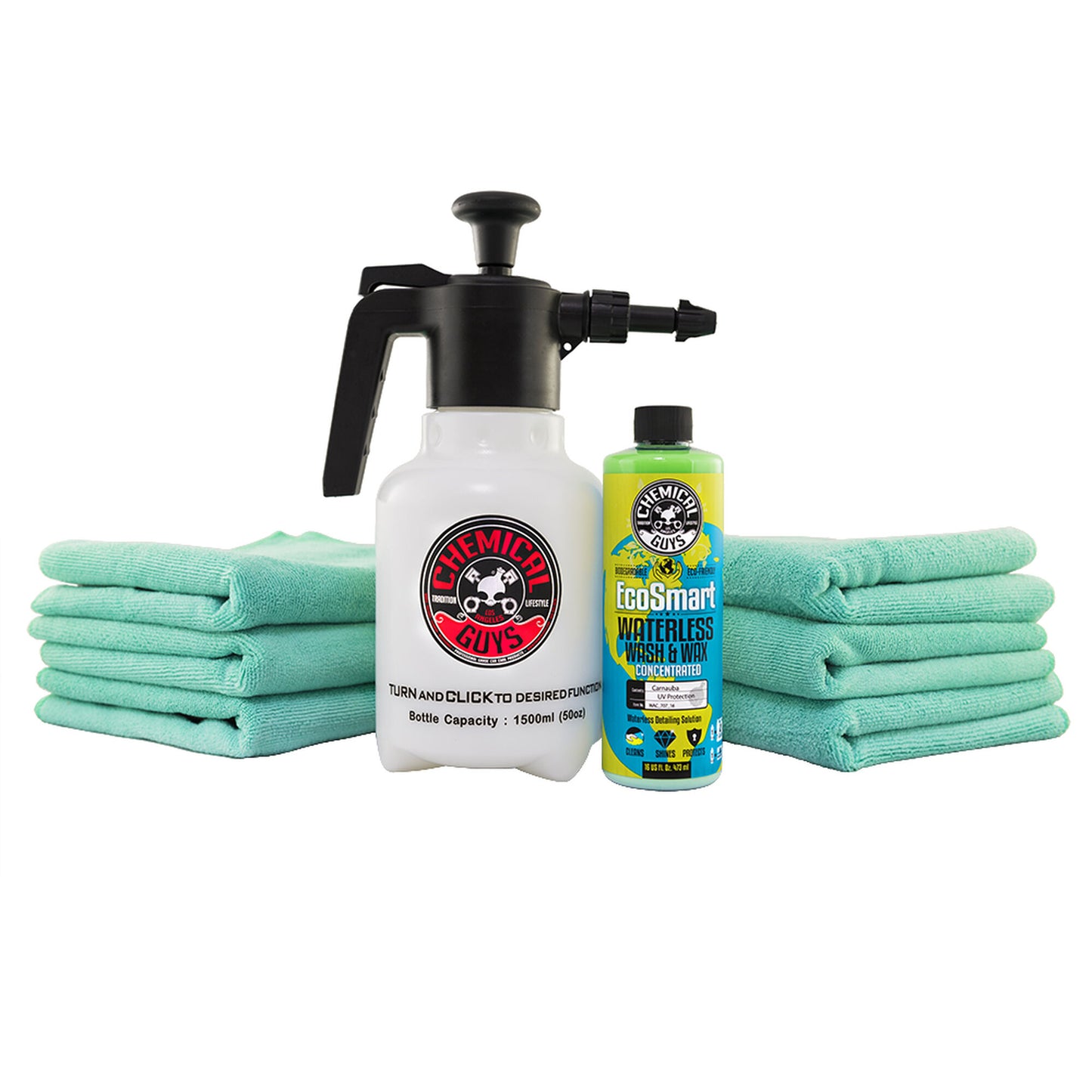 Wash & Wax Atomizer Bundle w/2 Towel Set