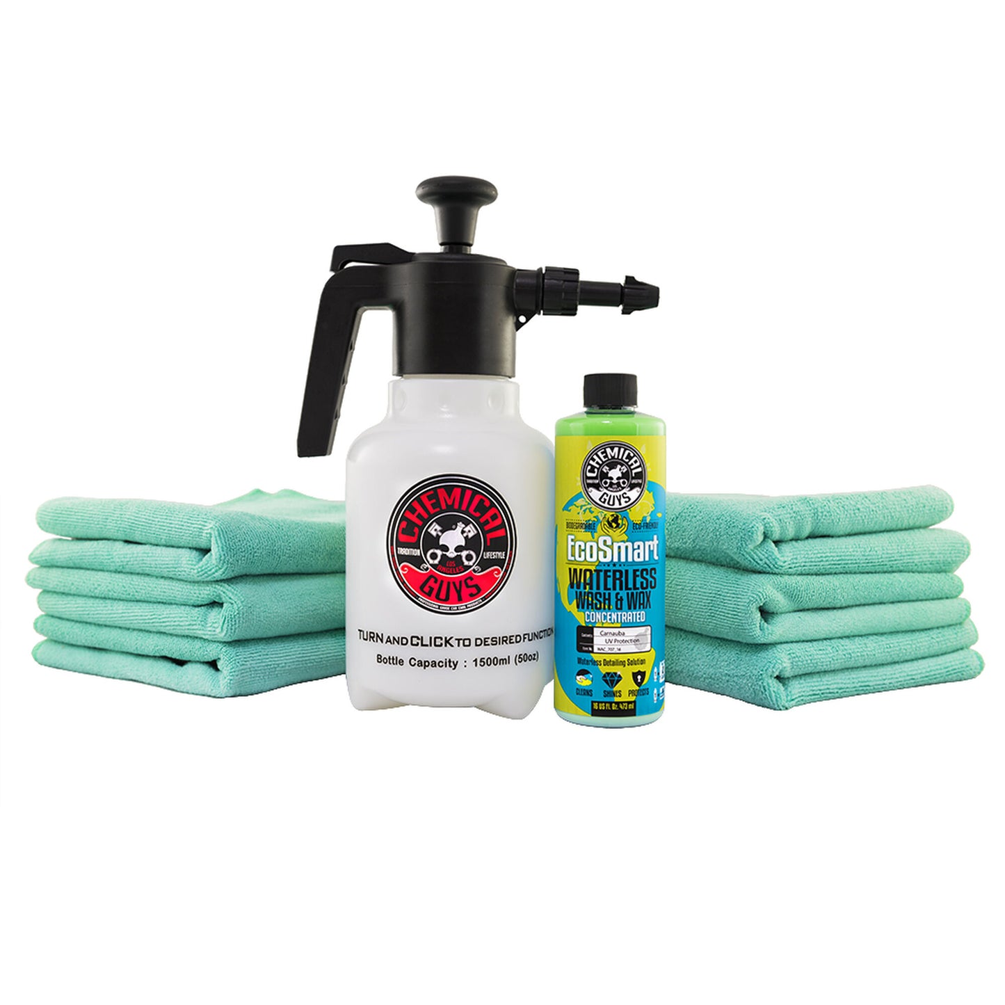 Eco Friendly Waterless Car Wash & Wax Sprayer Kit