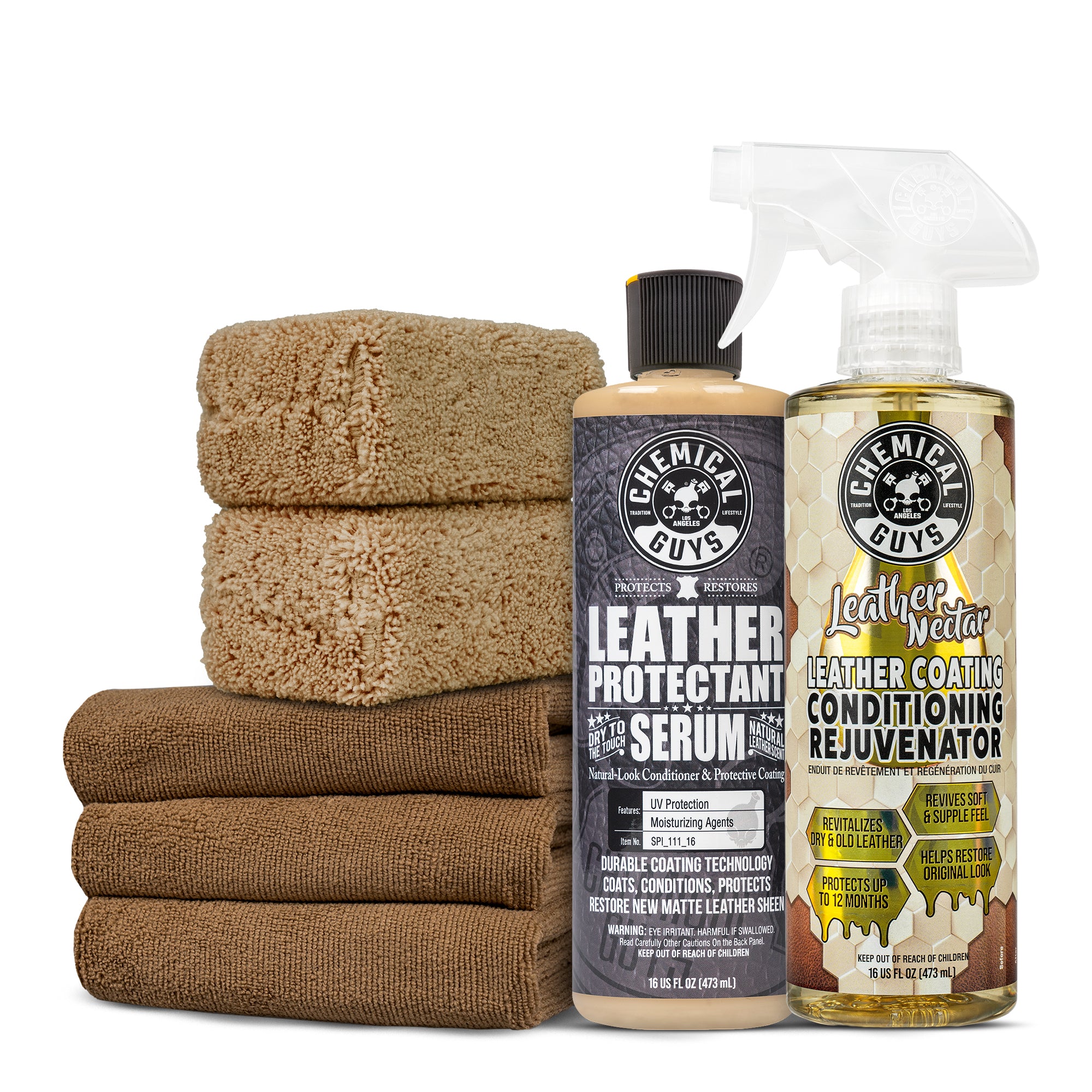 Leather Rejuvenate & Protect Kit | Chemical Guys