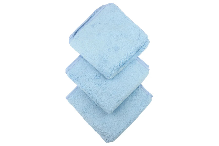 Shaggy Fur-Ball Towels 3 Pack