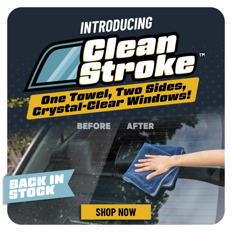Cleanstroke is back in stock! Shop Now