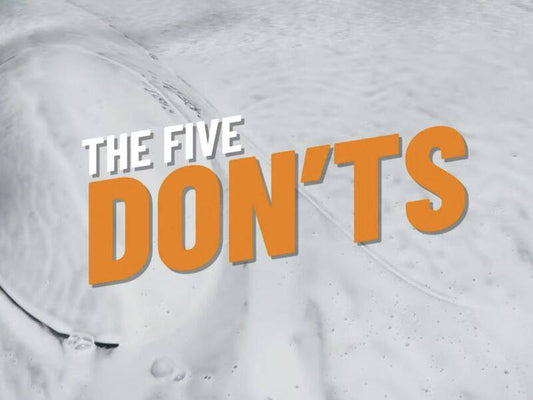 The Five Don'ts of Washing Your Car