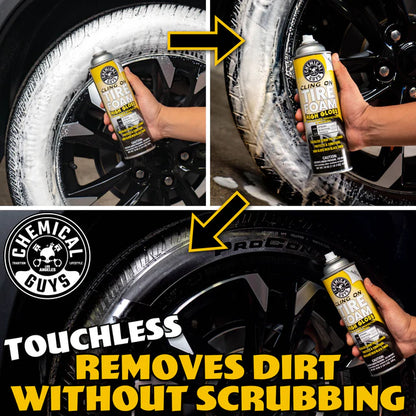 The Diablo Wheel Cleaning & Tire Foaming Shine Kit