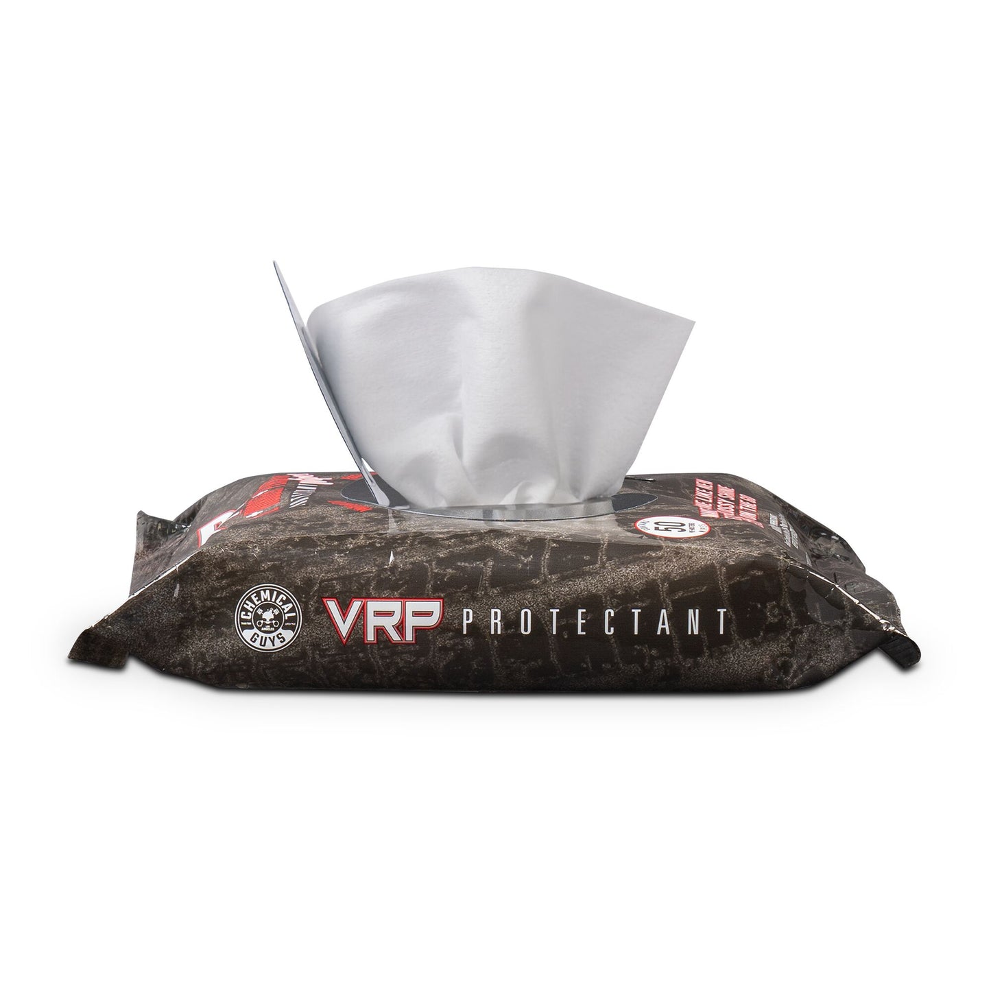 VRP Protectant Car Wipes for Vinyl, Rubber, and Plastic (50 Wipes)