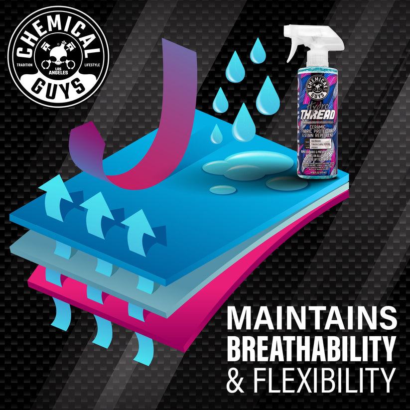 Chemical Guys Hydrothread Ceramic Fabric Protectant & Stain Repellent | Universal (SPI22616)