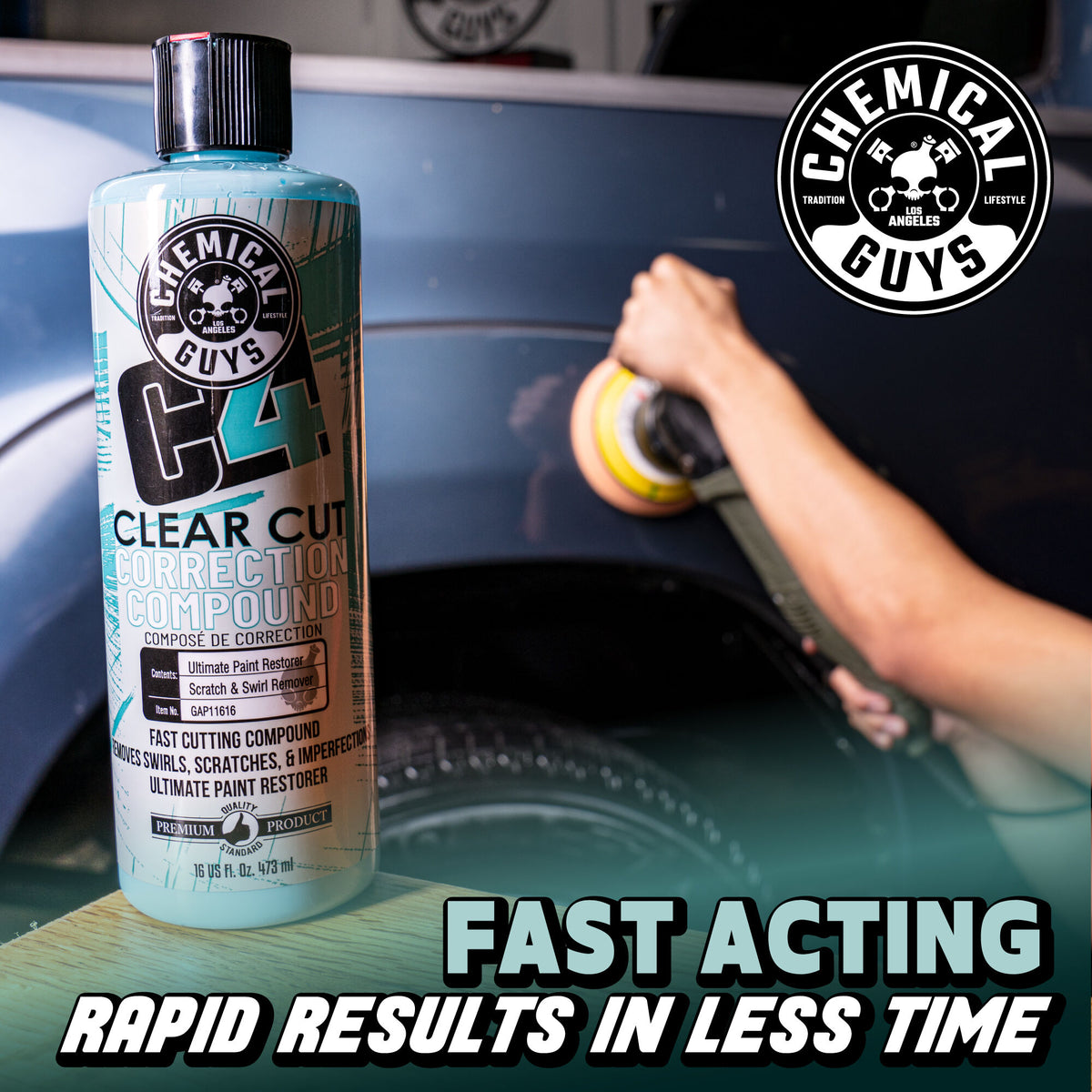 C4 Clear Cut Correction Compound | Chemical Guys