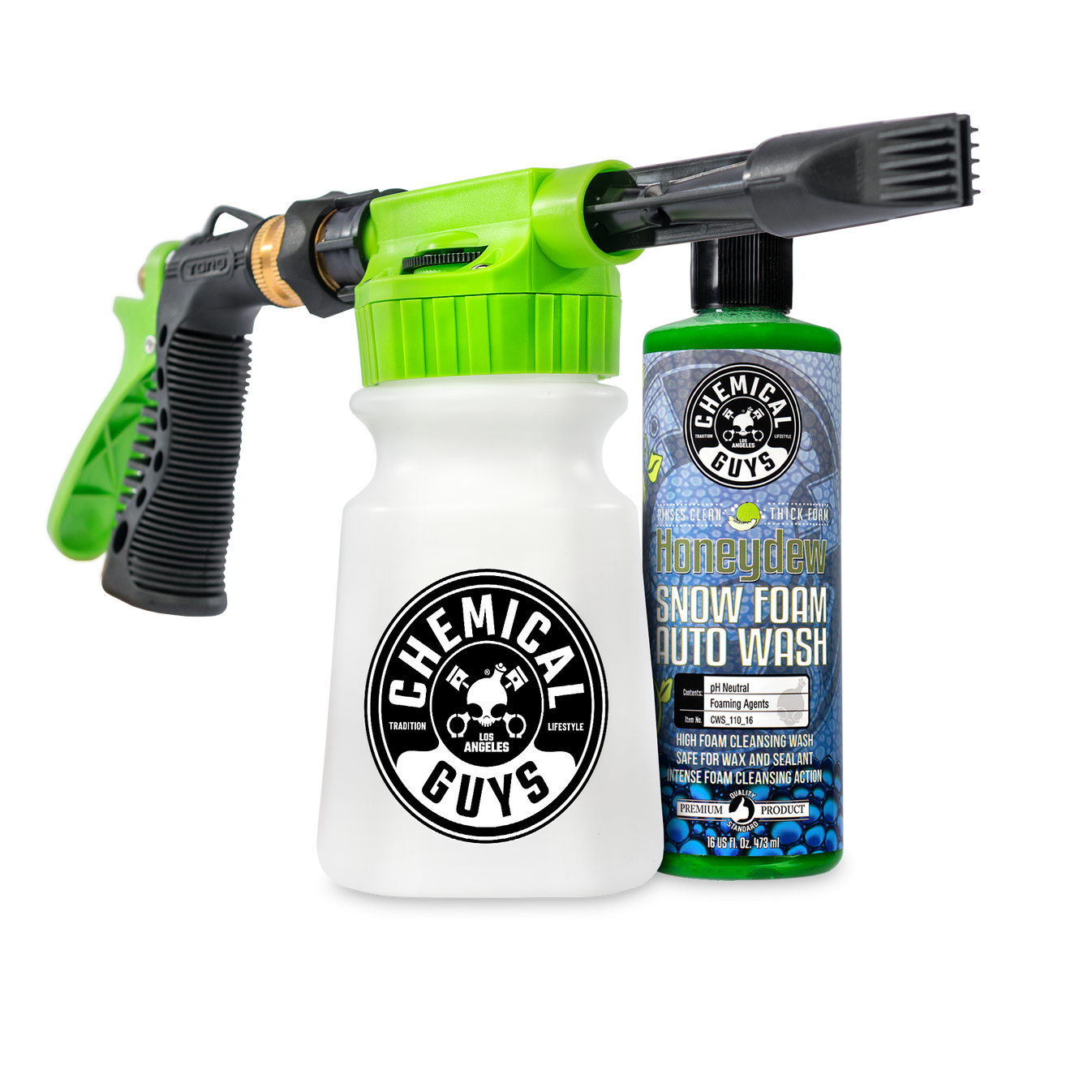 Foam Blaster 6 Foam Wash Gun & Honeydew Snow Foam Soap Chemical Guys