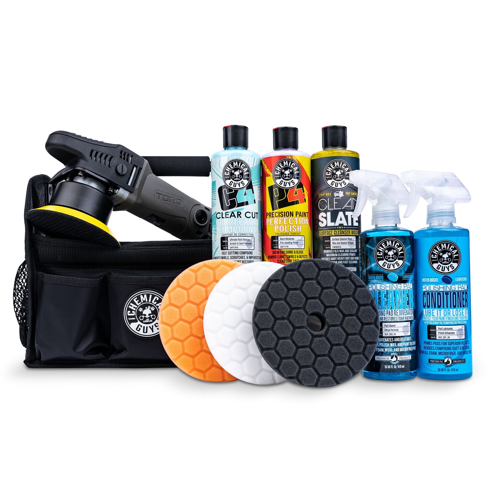 TORQX Paint Correction & Perfection Car Polish Kit Chemical Guys