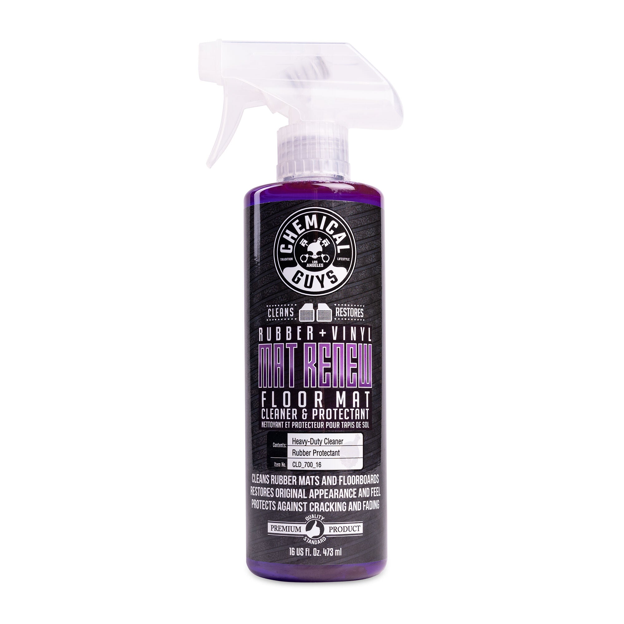 Sticker Mat Cleaner Mat ReNew Rubber + Vinyl Floor Mat Cleaner and Protectant | Chemical Guys
