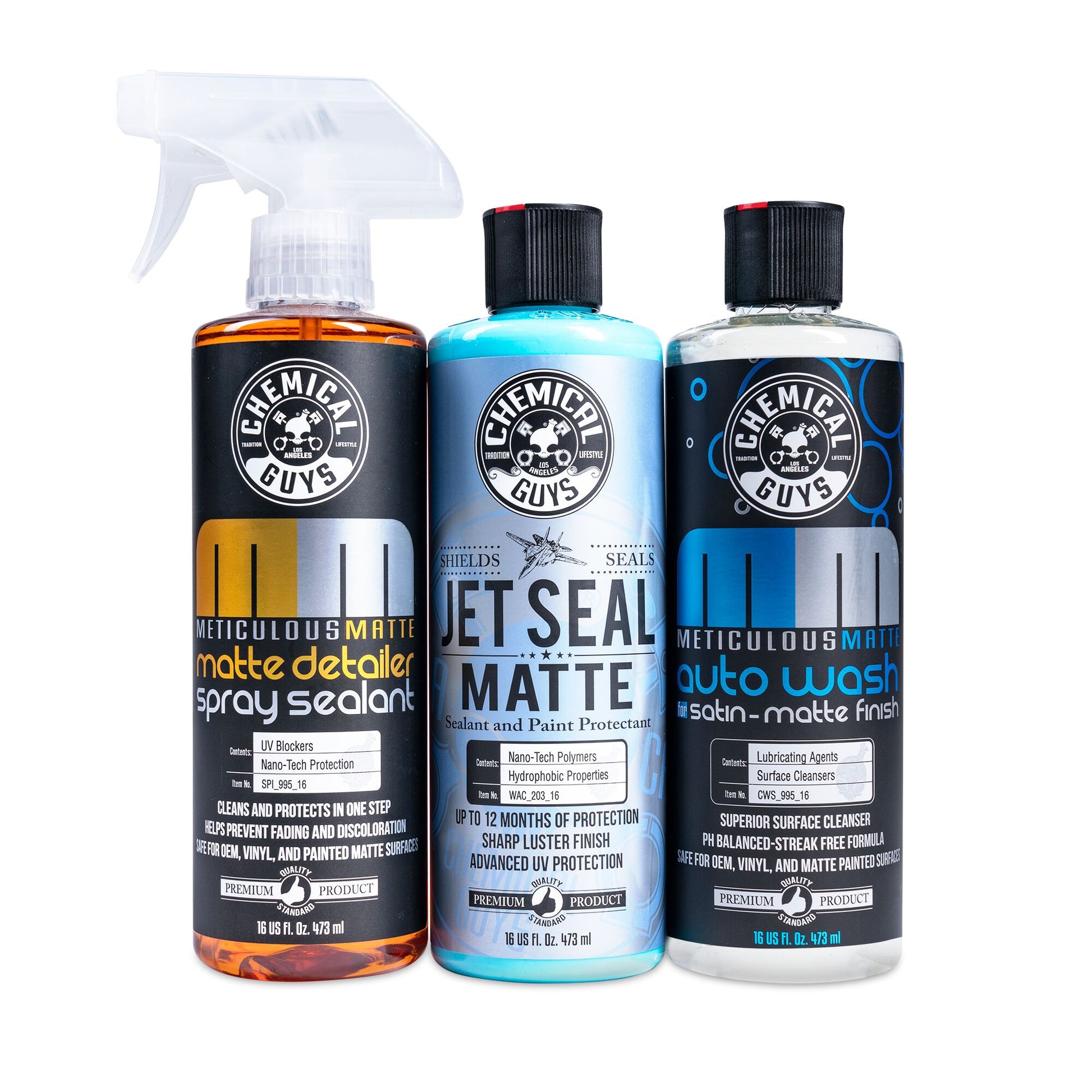 Chemical Guys CWS99516 Meticulous Matte Auto Wash for Satin Finish and  Matte Finish Paint (473.2 ml)