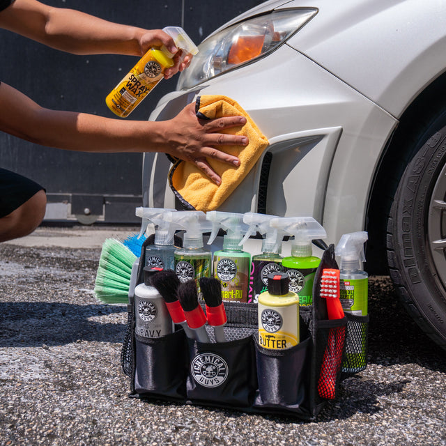 Chemical Guys ACC623 Opvouwbare Detailing Caddy - Zwarte Gereedschapstas Voor Auto Detailen