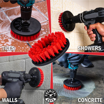 Chemical Guys Spinner Multi-Surface Drill Brush Heavy Duty