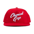 Snap-It-Back Red Script Hat