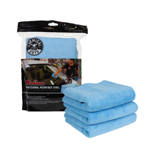 Chemical Guys Workhorse 16x16 professional-grade microfiber towel