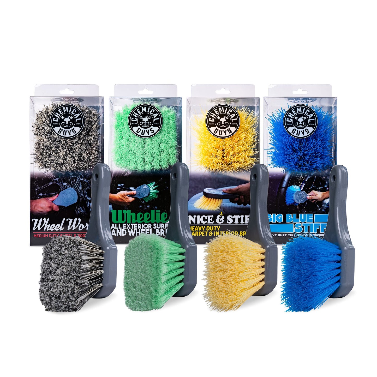 All Interior and Exterior Detailing Brush Kit
