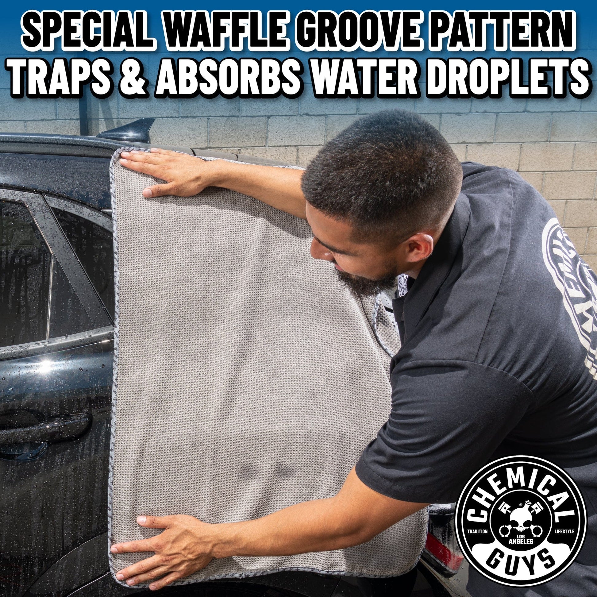 Special Waffle Groove Pattern for Drying