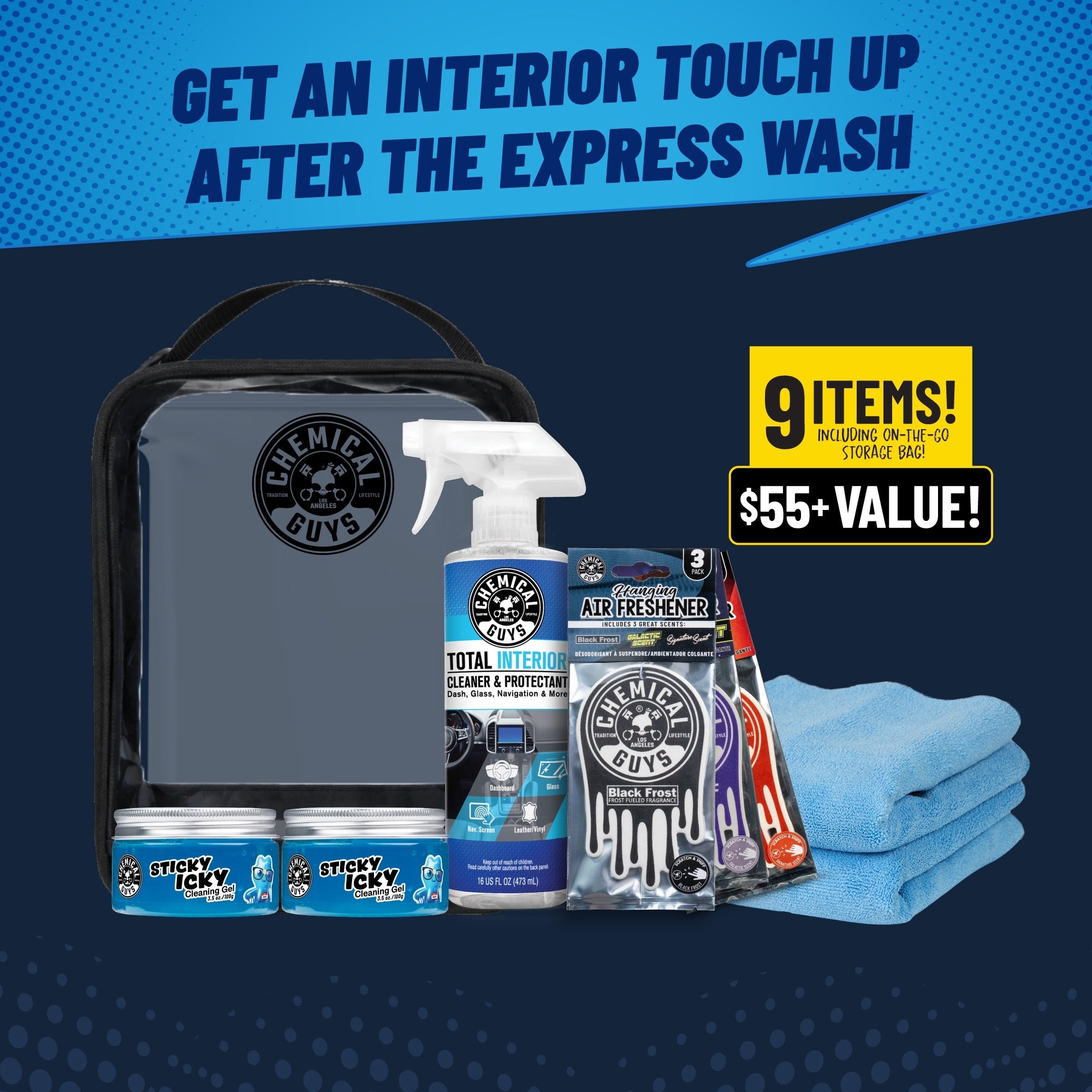 Express Interior Clean & Protect Car Care Kit | Chemical Guys