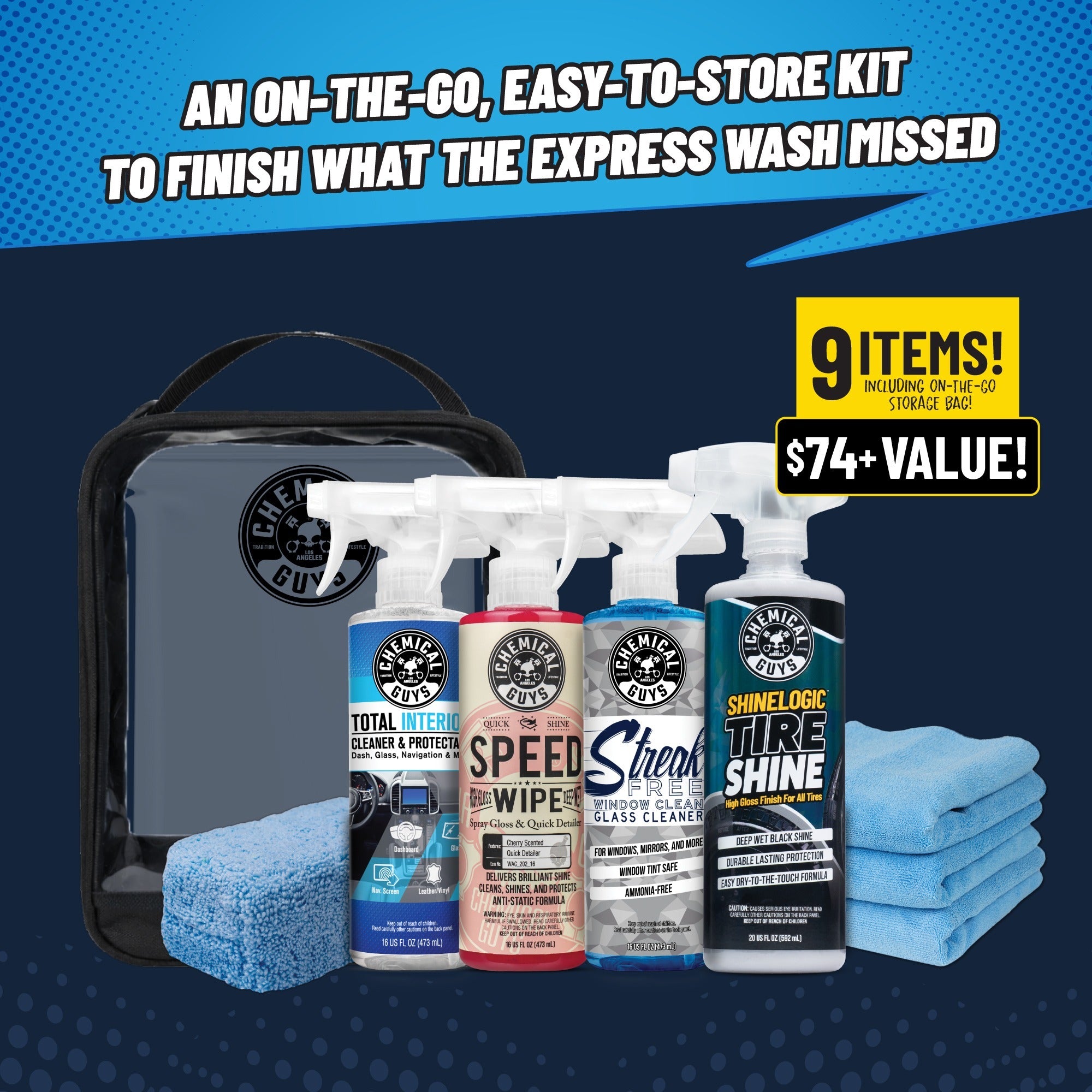 Express Wash Touch-Up & Shine Kit | Chemical Guys