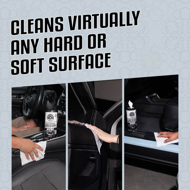 Chemical Guys | Nonsense Multi-Purpose Super Cleaner Canister Wipes | Safe For Cars, Trucks, SUVs, RVs, & more