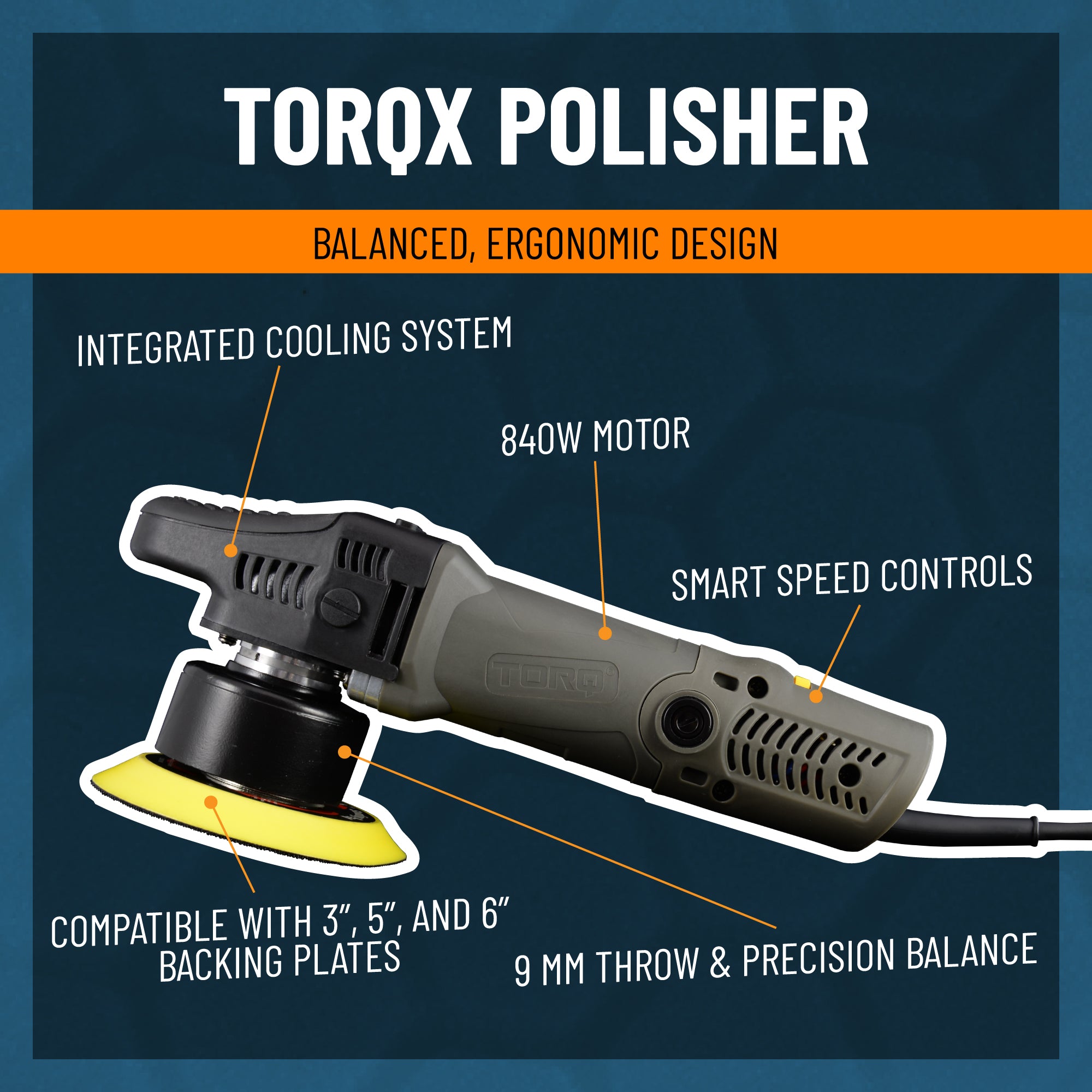 TORQX Random Orbital Polisher | Chemical Guys