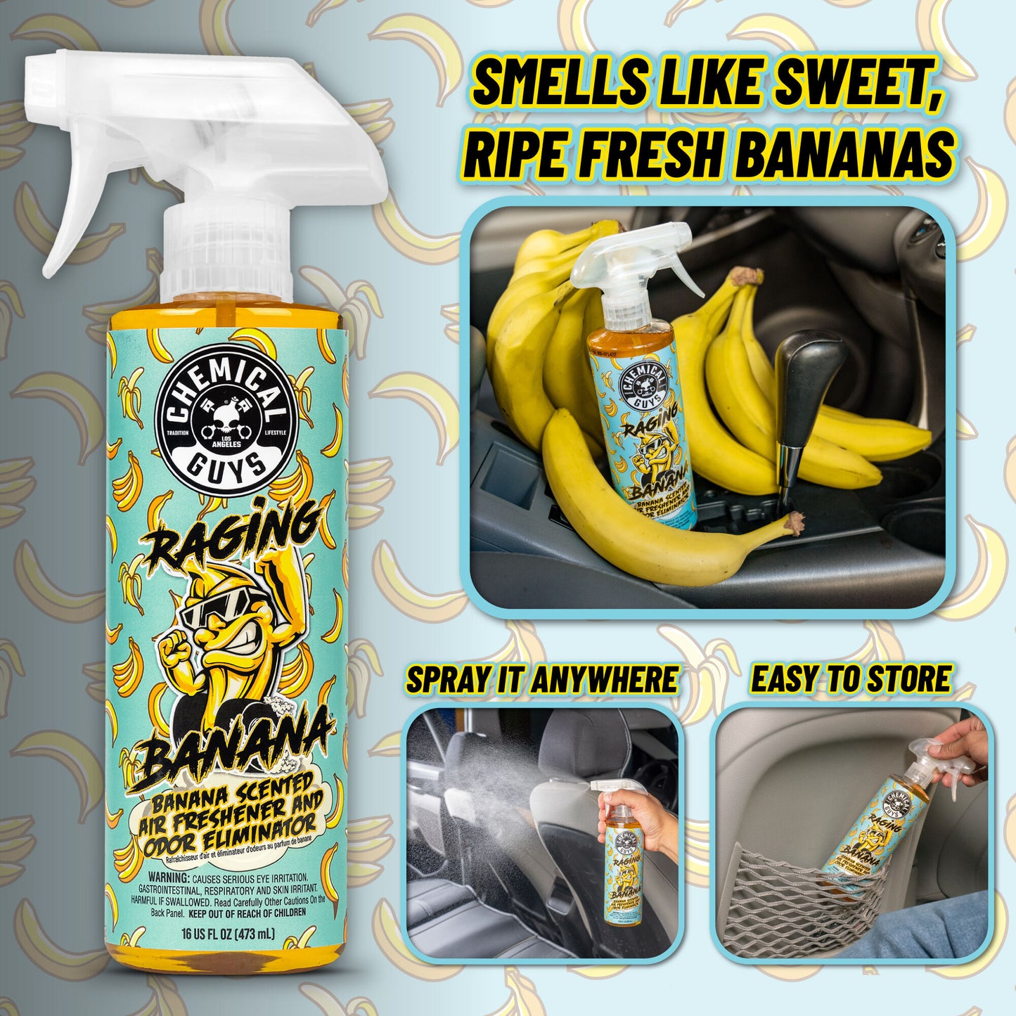Raging Banana Air Freshener & Odor Eliminator