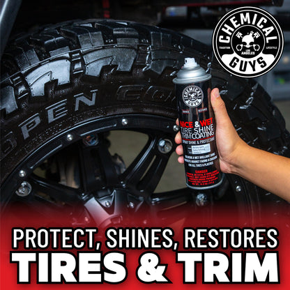 Nice and Wet Tire Shine Protective Coating