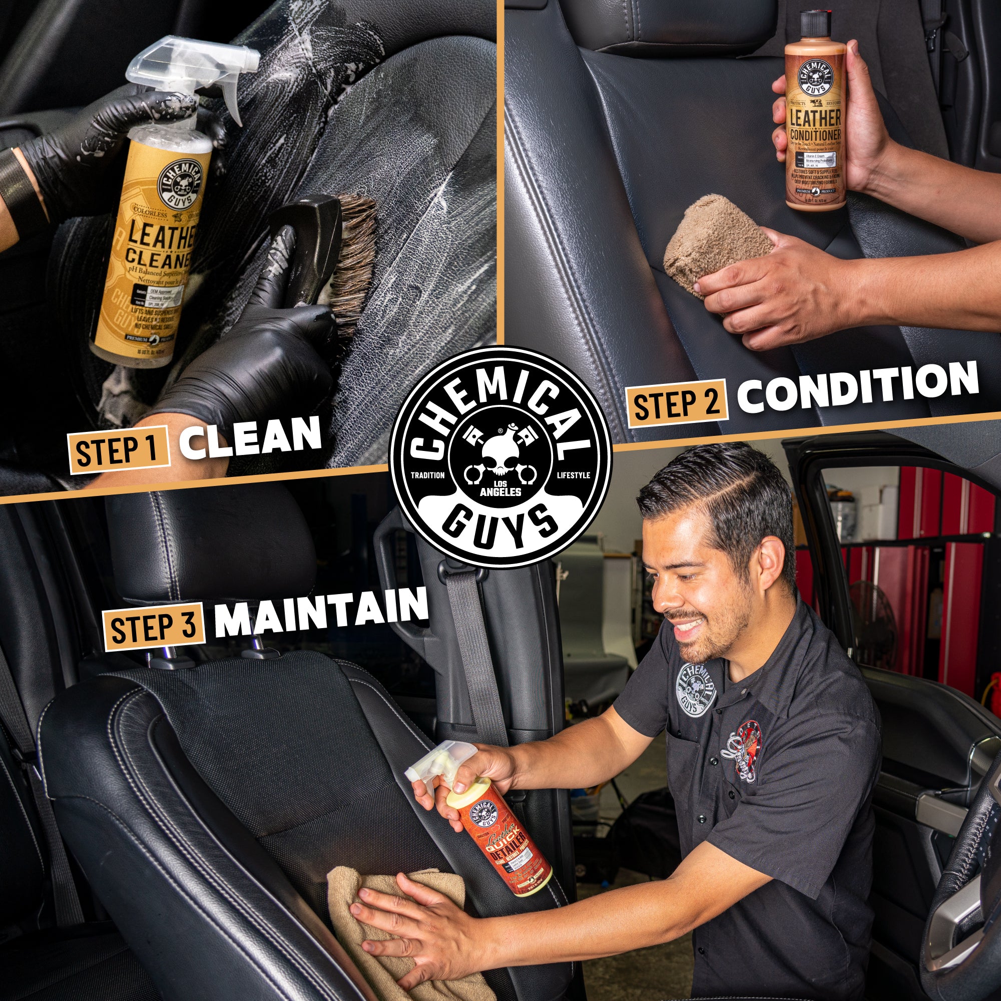 New Leather Care Kit | Chemical Guys