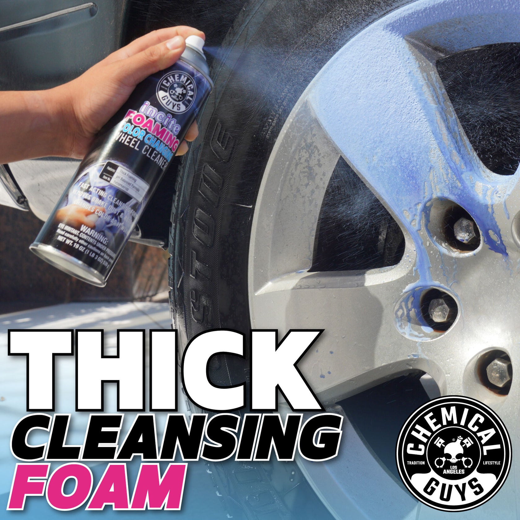 Incite Foaming Color Changing Wheel Cleaner Chemical Guys