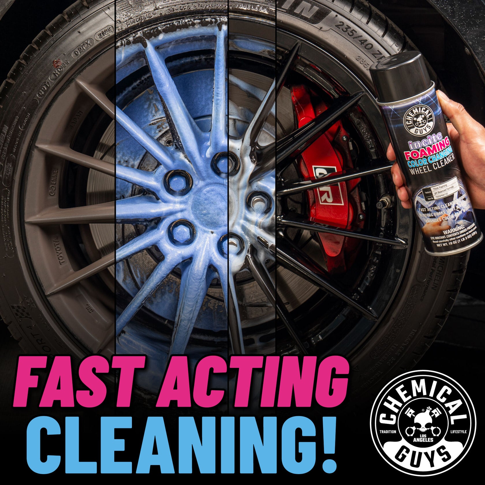 Incite Foaming Color Changing Wheel Cleaner Chemical Guys