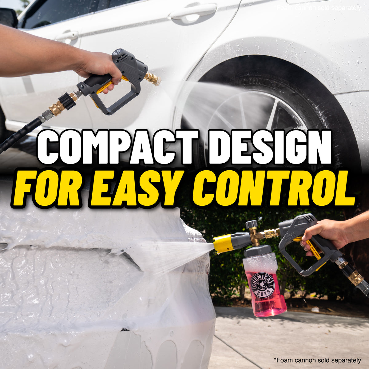 TORQ Snubby Pressure Washer Gun - Foam Cannon Attachment | Chemical Guys