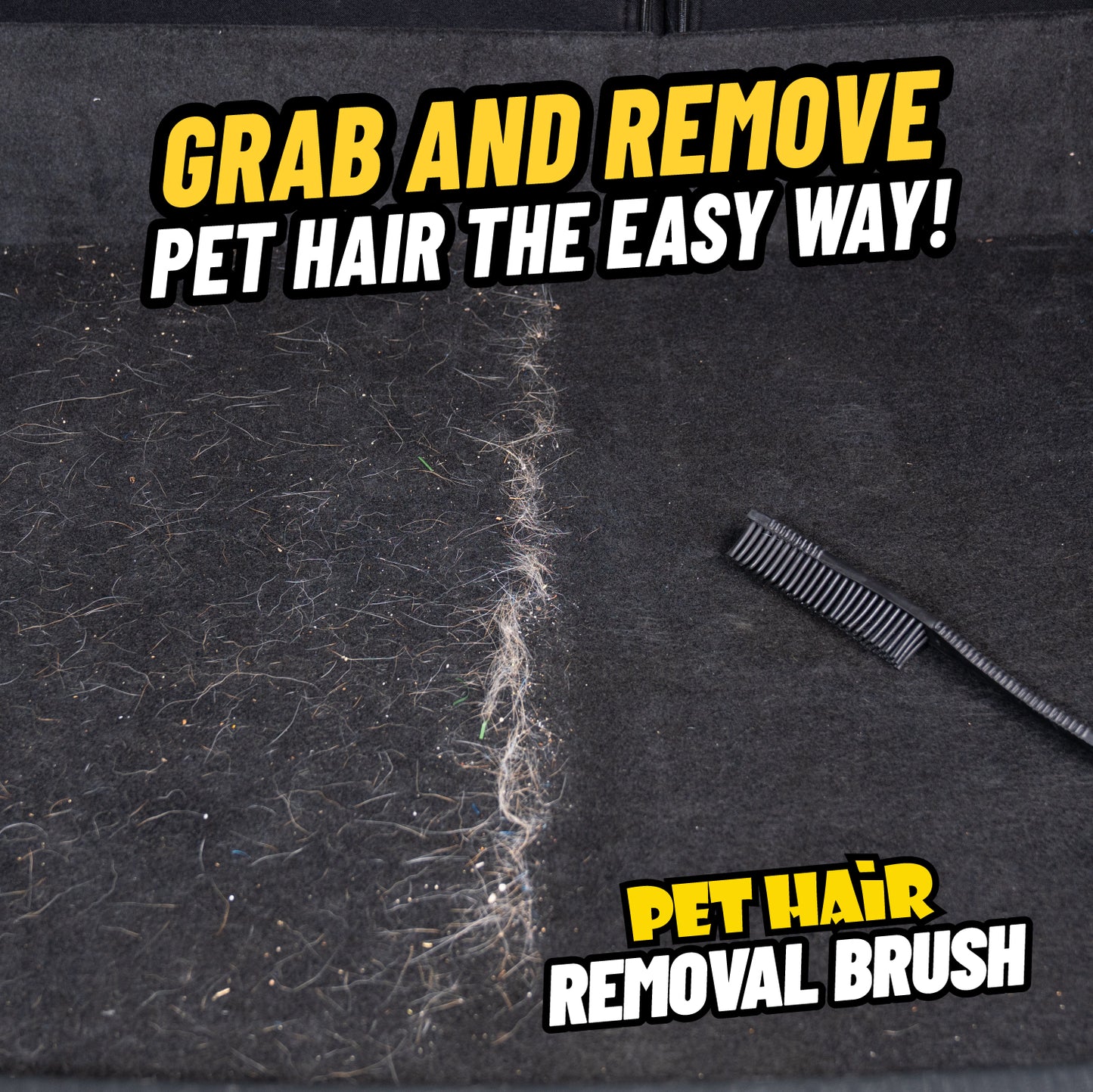 Professional Rubber Pet Hair Removal Brush