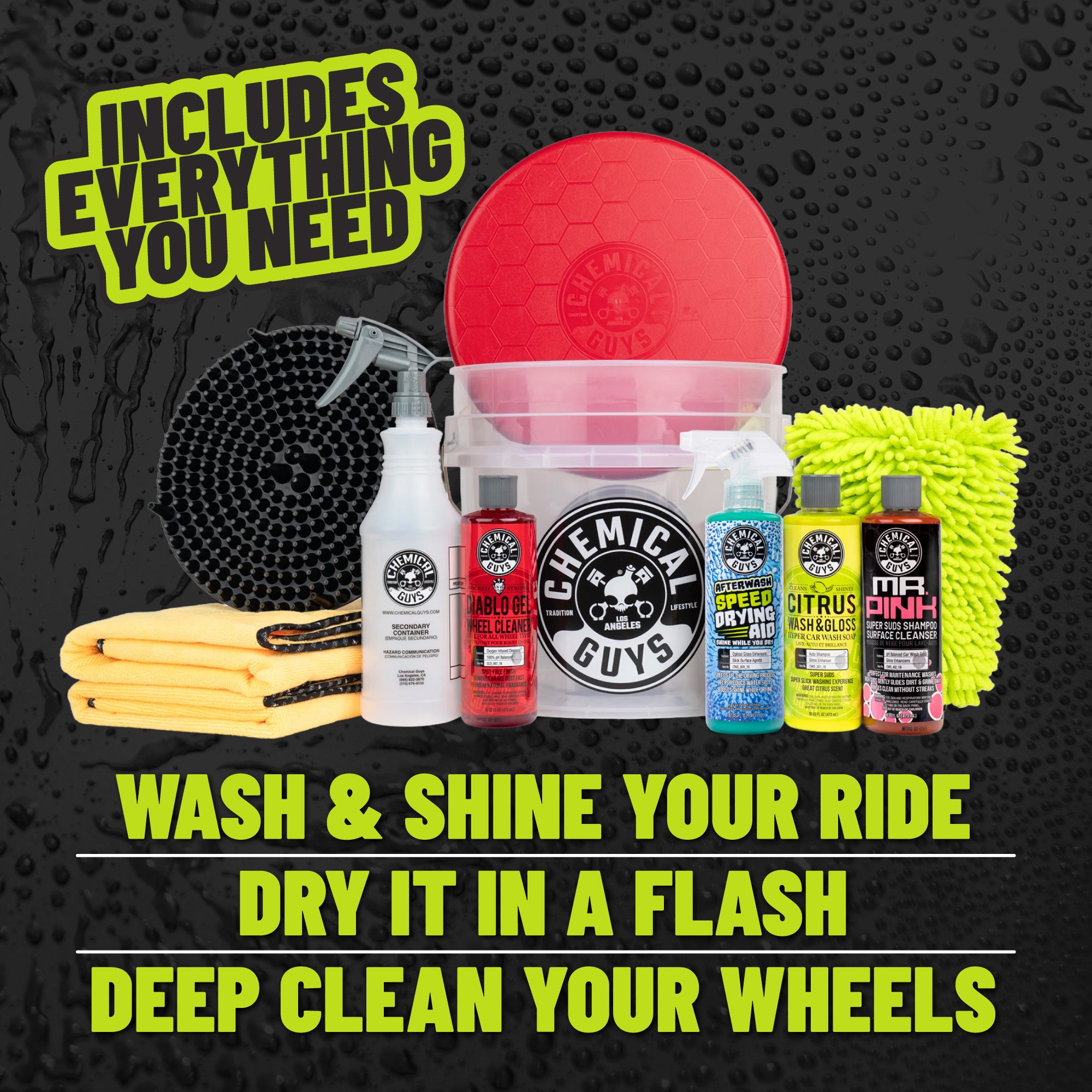 Car Cleaning Kit - Our Best Car Wash Bucket Kit | Chemical Guys