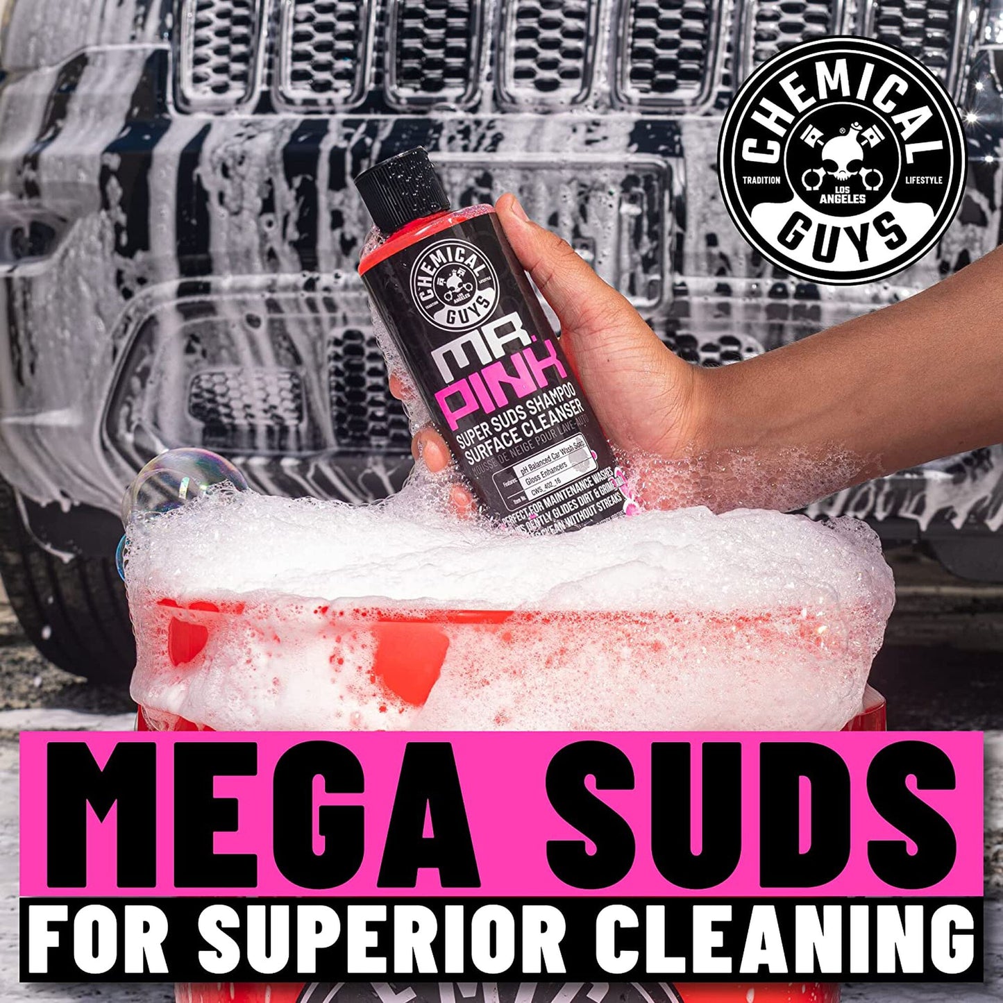 Foam Blaster 6 Foam Wash Gun & Mr. Pink Foam Party Soap