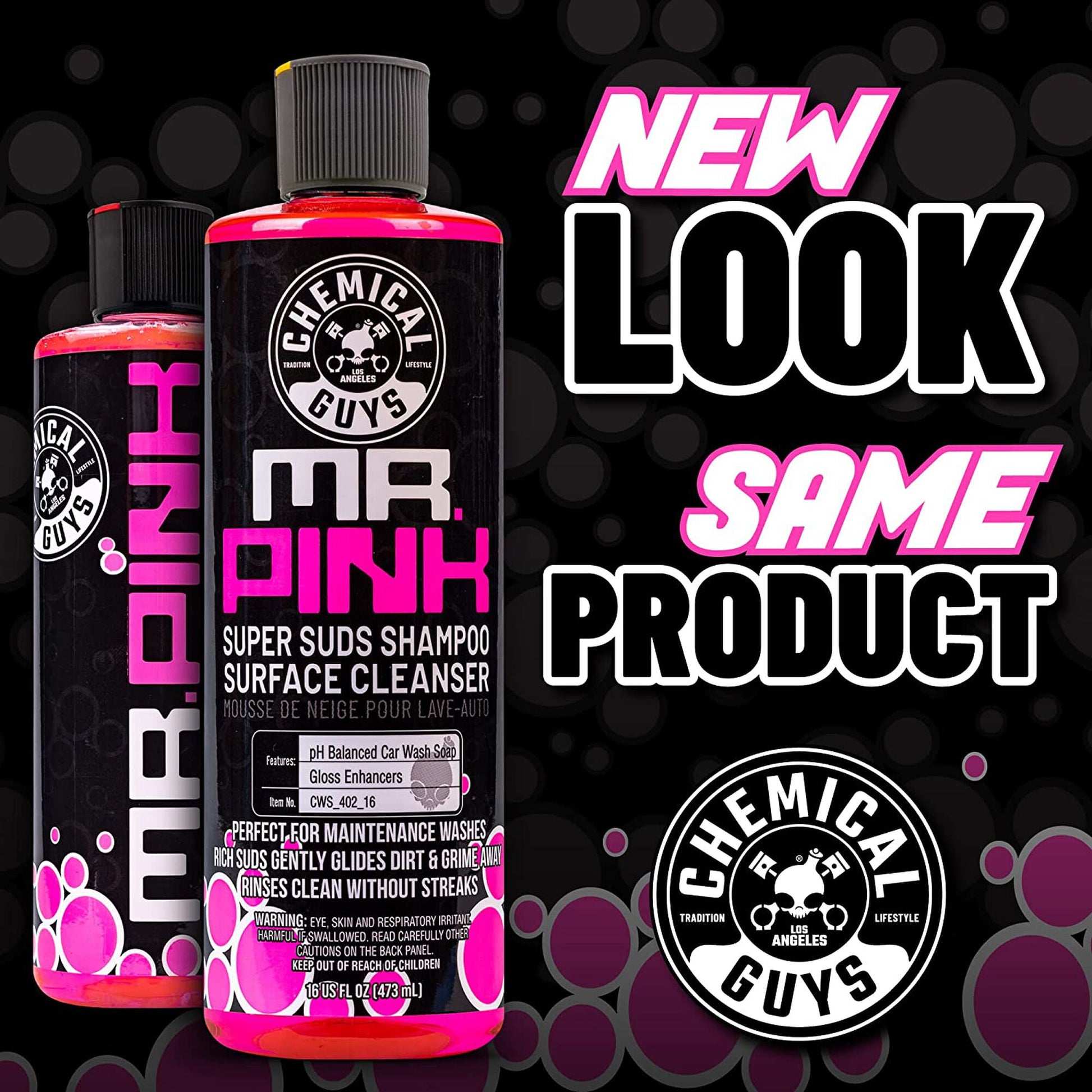 Chemical Guys CWS40216 Mr. Pink Super Suds Car Wash Soap and Shampoo (473.2  ml)