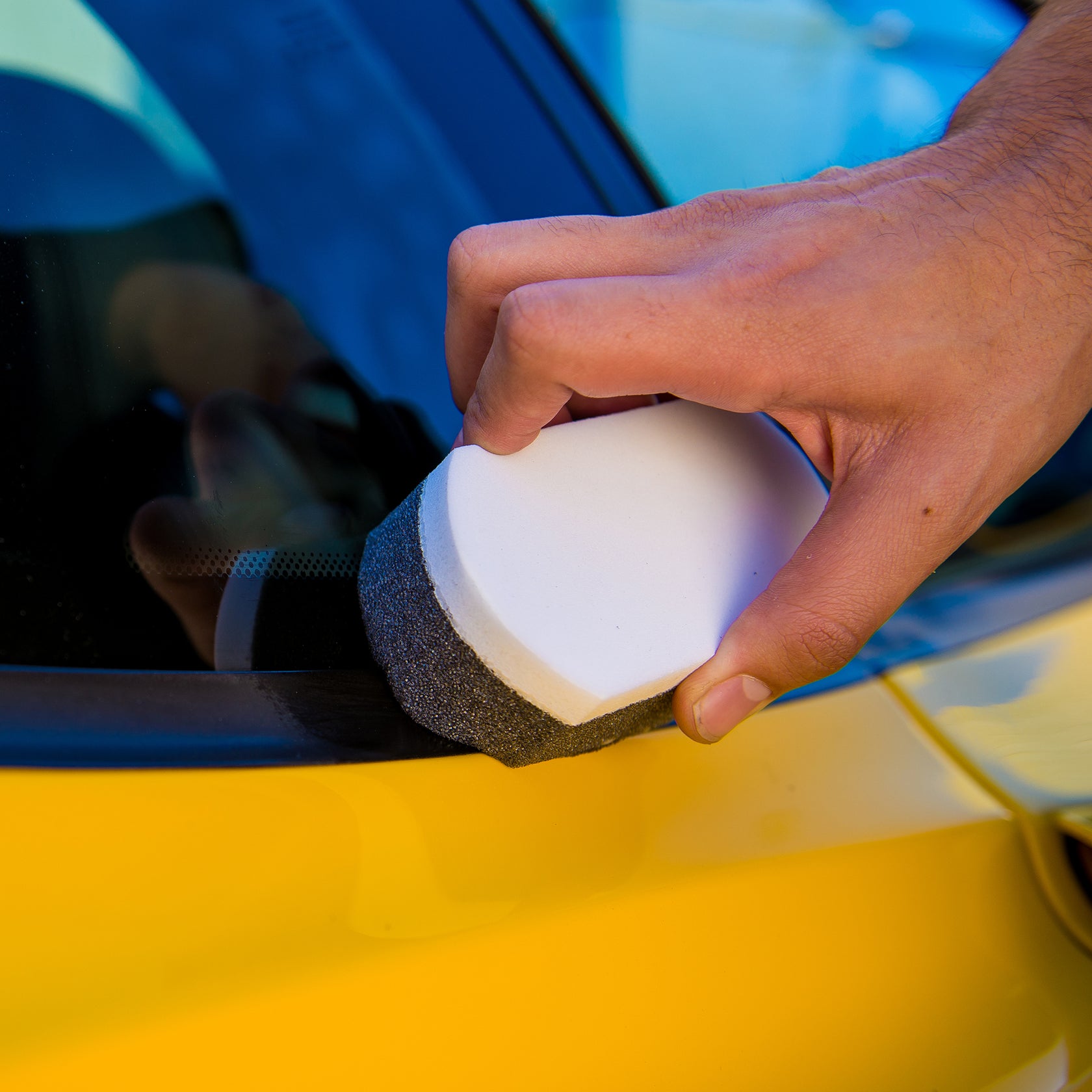 Easy Grip Soft HexLogic Applicator Pad (White) Chemical Guys