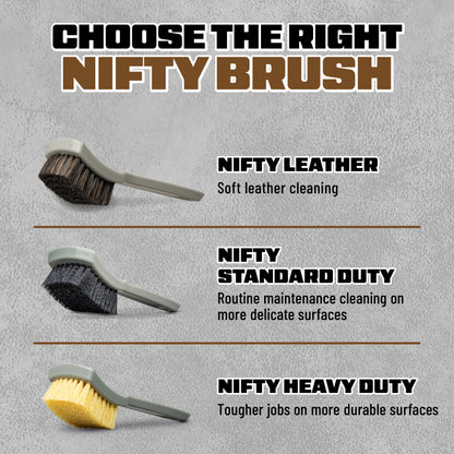Nifty Leather Cleaning Brush
