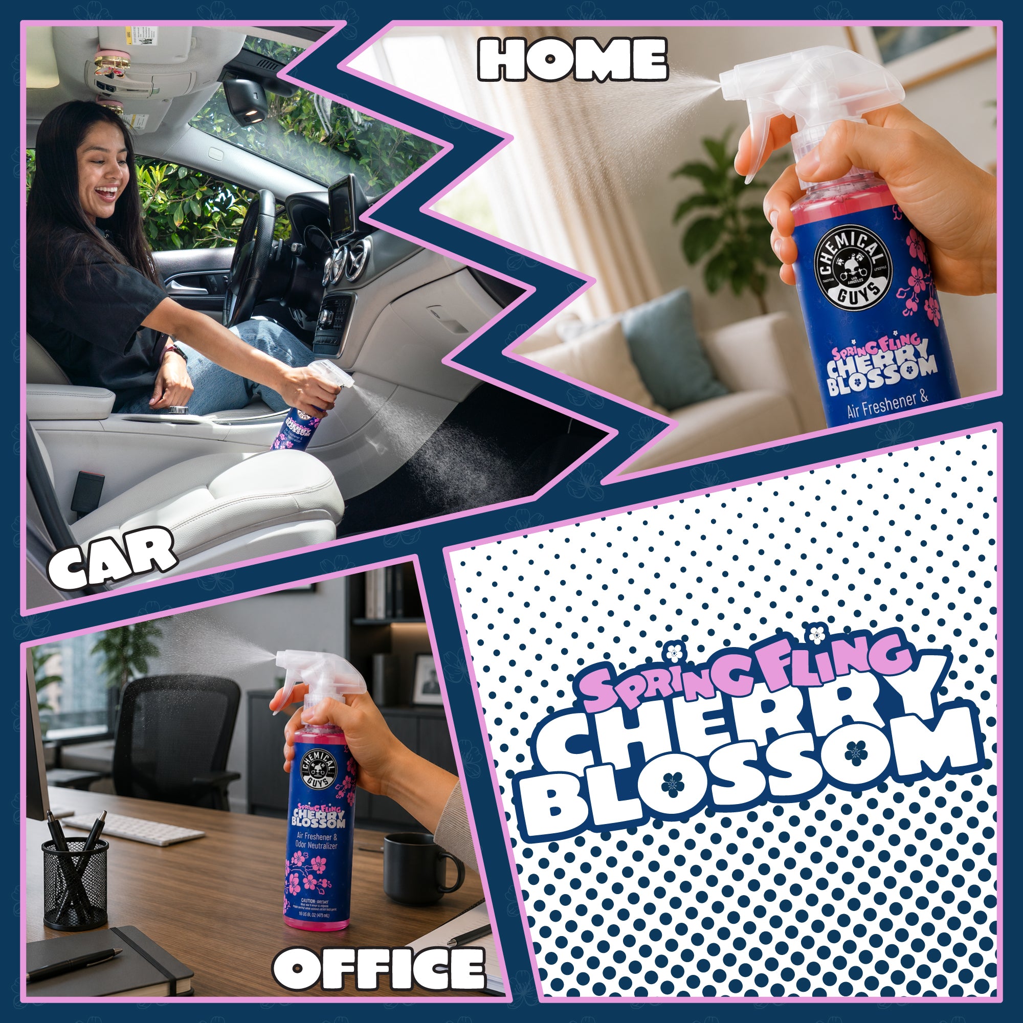 Spring Fling Cherry Blossom Air Freshener & Odor Neutralizer