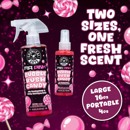 Mr. Pink Bubble Rush Candy Air Freshener & Odor Neutralizer
