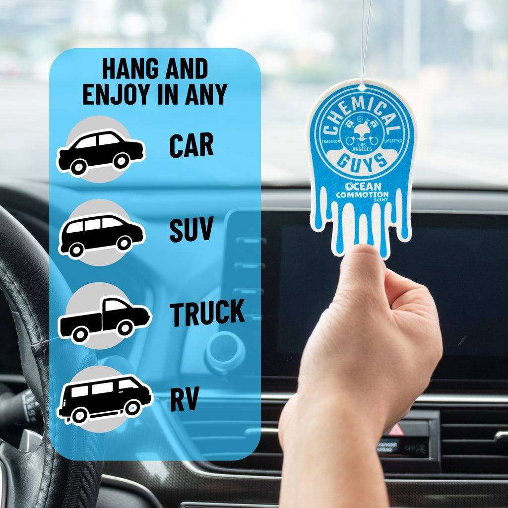 Ocean Commotion Hanging Air Freshener Chemical Guys